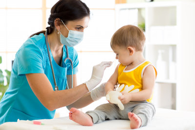 pediatric holding an injection